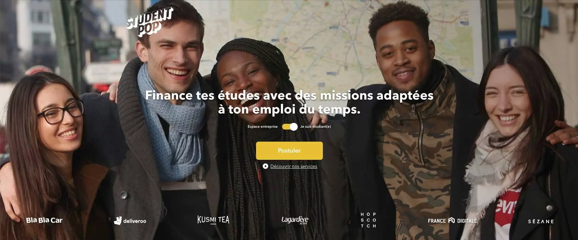 Student pop job etudiant